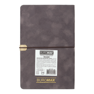 Еженедельник датированный 2026 A5 BUROMAX VELOUR BM.2710
