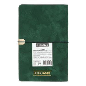 Еженедельник датированный 2026 A5 BUROMAX VELOUR BM.2710