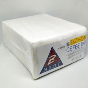 Серветки Економ білі, 23х23 см, 400 шт, Z-BEST, 0126035