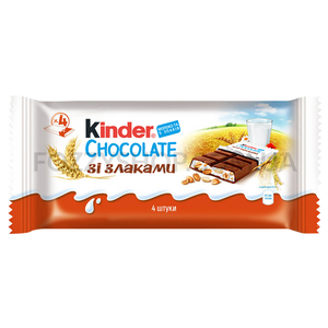 Шоколад молочний Kinder Кантрі зі злаками 94г 10594194