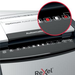 Знищувач документів Rexel Optimum AutoFeed+ 50X 2020050XEU 50л|6л 4x28 мм 20літр - Фото 7