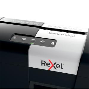 Уничтожитель документов Rexel Secure MC3 2020128EU 3л 2х15 мм 10литр - Фото 5