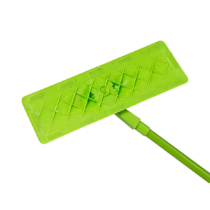 Швабра Buroclean Green Flat Mop з насадкою мікрофібра на липучці 70-120 см 44x13 см 10300116