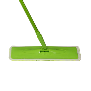 Швабра Buroclean Green Flat Mop з насадкою мікрофібра на липучці 70-120 см 44x13 см 10300116