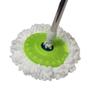 Швабра Buroclean Green з віджимом Spin Mop 2 змінні насадки 10300115