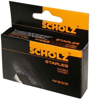 Набор скоб Scholz №23/8 10 упаковок по 1000 штук 4760