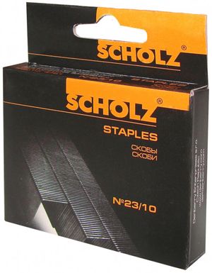Набор скоб Scholz №23/10 10 упаковок по 1000 штук 4761