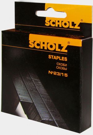 Набор скоб Scholz №23/15 10 упаковок по 1000 штук 4763
