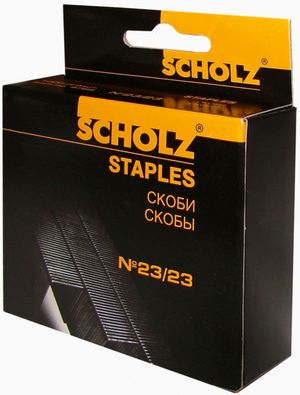 Набір скоб Scholz №23/23 10 упаковок по 1000 штук 4766
