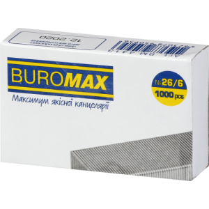 Скоби №26/6 ЛЮКС Buromax BM.4413
