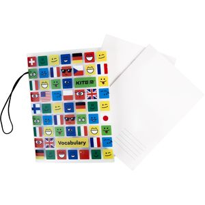 Словарь по иностранному языку, пластиковая обложка А5, 2х24 листов KITE K20-356 - Фото 1