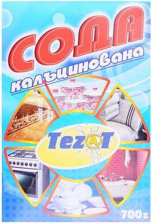 Сода кальцинована Tezat, 700г, (у картонній упаковці) 0150048