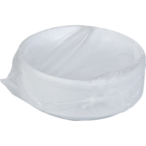 Тарелка десертная одноразовая d-165 мм белая 4 г 100 шт./уп BuroClean 1080121