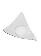 Тарелка треугольная PapStar 9.5х9.5х7.7 см прозрачная 50 шт PS-11209 0111024 - Фото 1