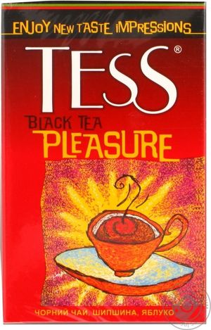 Чай чорний Tess Pleasure 1,5 м х 100Г 10726147