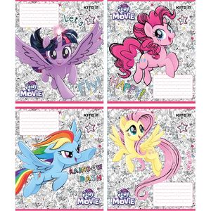 Тетрадь школьная 12 листов в линию My Little Pony Kite LP18-234