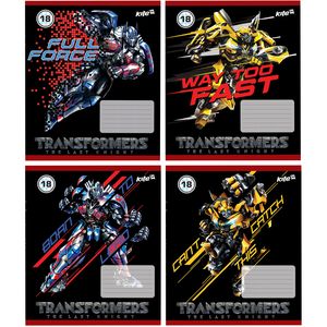 Тетрадь Transformers 18 листов клетка Kite TF17-236