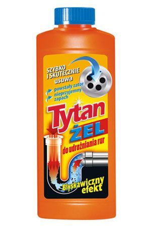 Tytan 500мл активний гель для прочищення труб 0155059