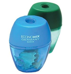 Чинка пластикова з контейнером Economix E40604