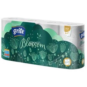 Туалетная бумага Blossom, 3 слоя, 32 шт, Grite, 0130624