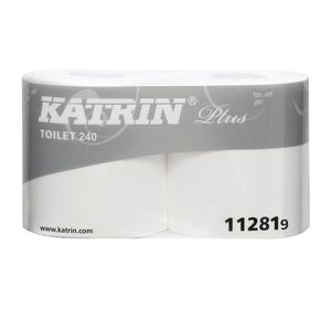 Туалетная бумага в рулоне Katrin Plus Toilet 240 0130690