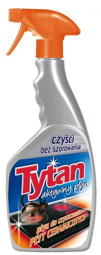 Жидкое средство с распылителем для чистки керамических плит, 500мл, Tytan 0150650