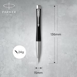Кулькова ручка Parker URBAN 17 Muted Black CT BP 30 135 - Фото 3