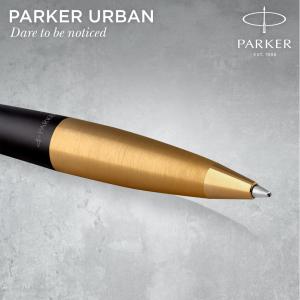 Кулькова ручка Parker URBAN 17 Muted Black GT BP 30 035 - Фото 4