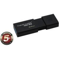 USB флеш накопитель Kingston 64Gb DataTraveler 100 Generation 3 USB3.0 (DT100G3/64GB) - Фото 1