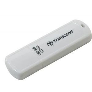 USB флеш накопичувач Transcend 128GB JetFlash 730 White USB 3.0 (TS128GJF730) - Фото 2