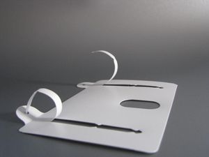 Virtus-СТАНДАРТ Пластиковая планка для переплета листов или файлов на 2 кольца. С возможностью изменения диаметра колец - Фото 4