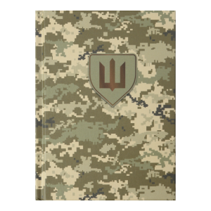 Записная книжка А6 Buromax ARMED FORCES BM.24614103 64 листа в клетку твердая обложка - цвет: темно-зеленый
