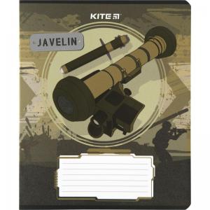 Зошит на 18 аркушів у клітинку Мілітарі Kite K23-236-1 - Фото 4