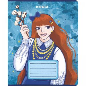 Зошит на 18 аркушів у клітинку Українки Kite K23-236-2 - Фото 7