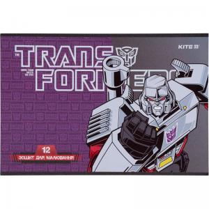 Тетрадь для рисования Kite Transformers 12 листов А4 TF21-241 - Фото 3