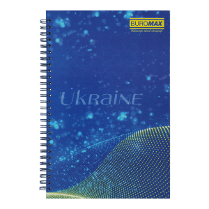 Зошит для нотаток MY COUNTRY B5 96 аркушів клітинка тверда обкладинка BM.2413