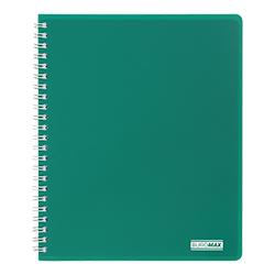 Тетрадь на пружины Buromax CLASSIC B5 80 л кл пластиковая обложка BM.2419