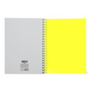 Тетрадь на пружине А4 Buromax NEON клетка 120л с разделителями BM.24349911