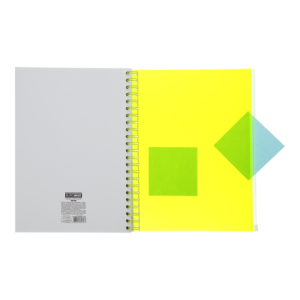 Тетрадь на пружине А4 Buromax NEON клетка 120л с разделителями BM.24349911