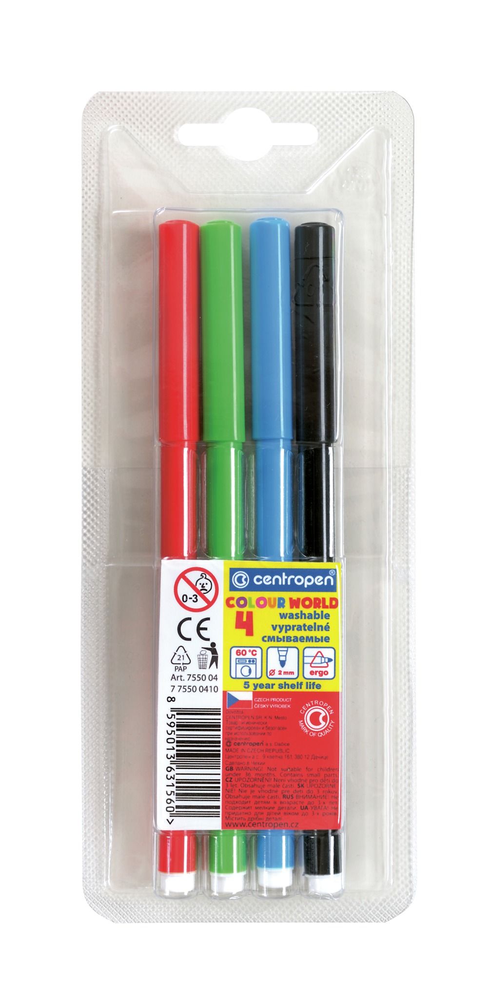 Centropen ECO 2560 Markers Set, 12 Colors
