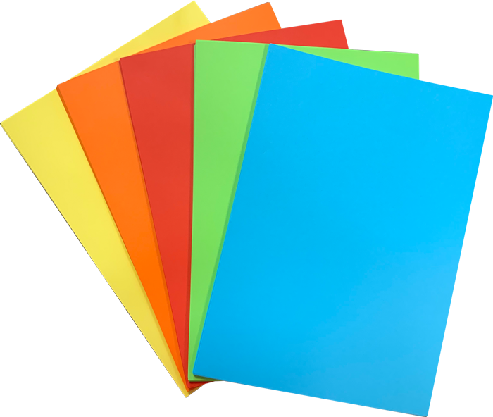  цветной бумаги INTENSIVE, А4, 80г/м2, (5х50/250 листов), BUROMAX .