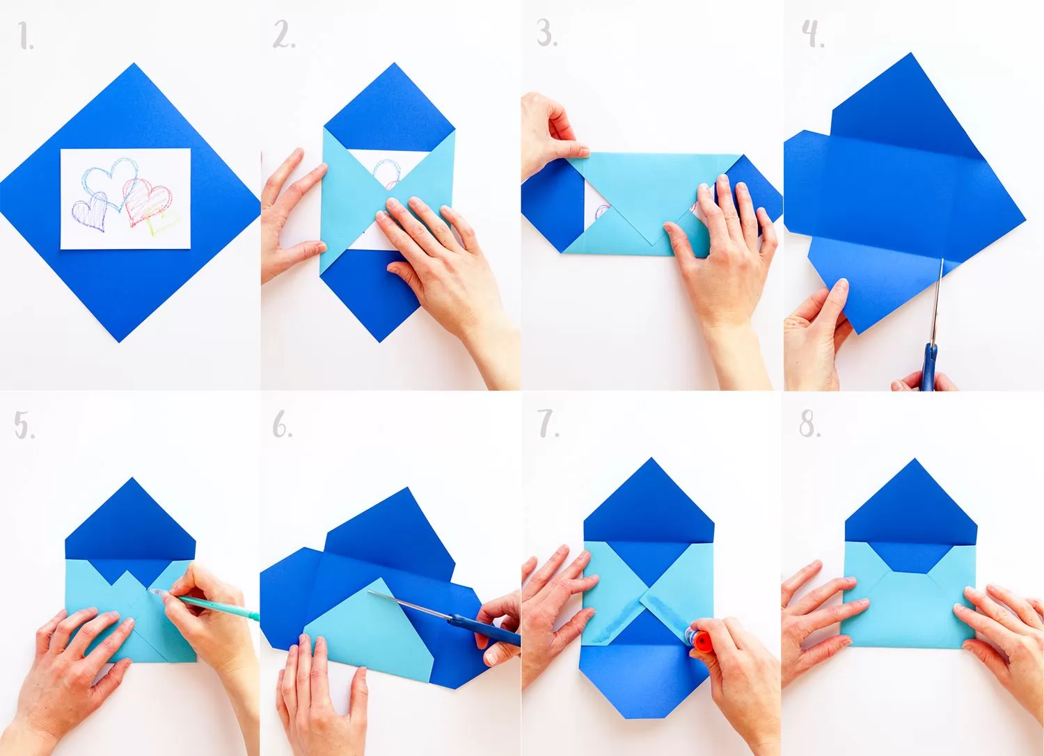 Как сделать подарочный конверт из бумаги