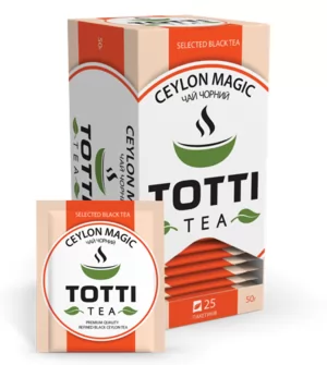 Чай черный TOTTI Tea Ceylon Magic 2г х 25шт tt.51505