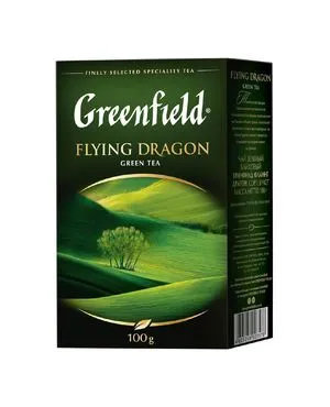 Чай зелёный GREENFIELD Flying Dragon листовой 100г gf.106286