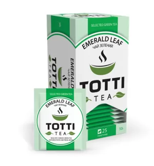 Чай зеленый TOTTI Tea Emerald Leaf 2г х 25шт tt.51501