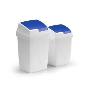 Урна ATMA Lindy Swing 25 л синя кришка 4 шт/уп 00005800B.N, Контейнери та урни - фото 2