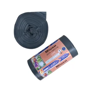 Мешки для мусора Діоніс 120л 25шт 70x110 28мк ЧЕРНЫЕ 12 50322, Пакеты мусорные - фото 1