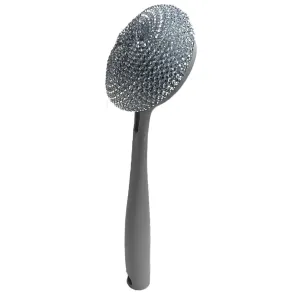 Щетка для посуды ATMA Inox серая CN 16007, Мочалки и скребки