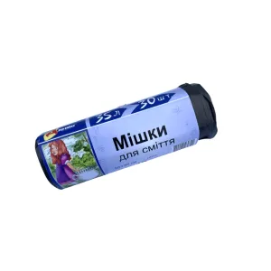Мешки для мусора Дионис 35л 30шт 50x60 7,5мк Винн 100 50269, Пакеты мусорные