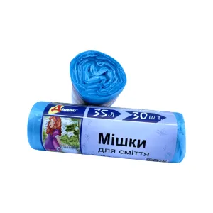 Мешки для мусора Дионис 35л 30шт 50x60 7,5мк Винн 100 50269, Пакеты мусорные - фото 2